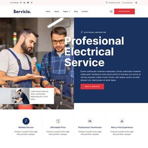 servicio-electrician-electrical-services-template-kit